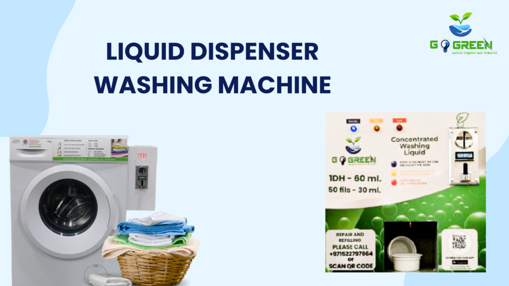 liquid dispenser washing machine