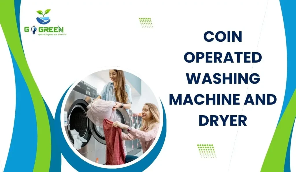 coin operated washing machine and dryer