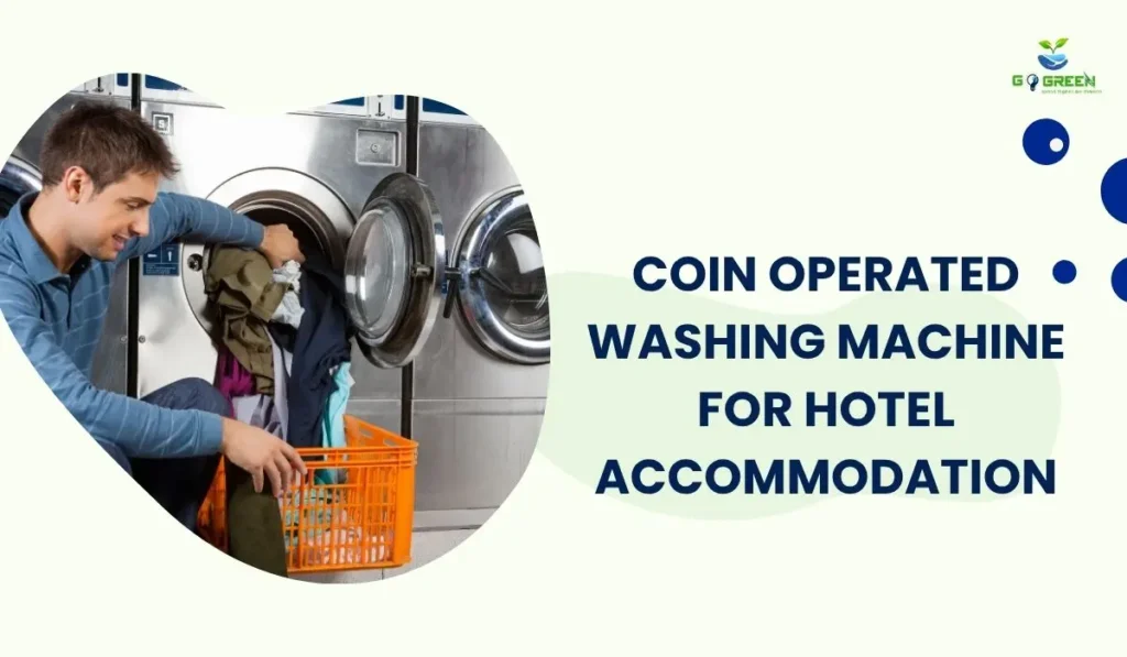 coin operated washing machine for hotel accommodation