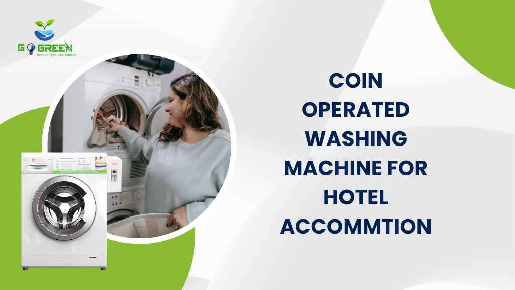 coin operated washing machine for hotel accommodation