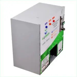 Coin operated control box for commercial washing machines