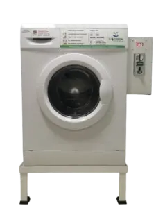 Front load coin washing machine