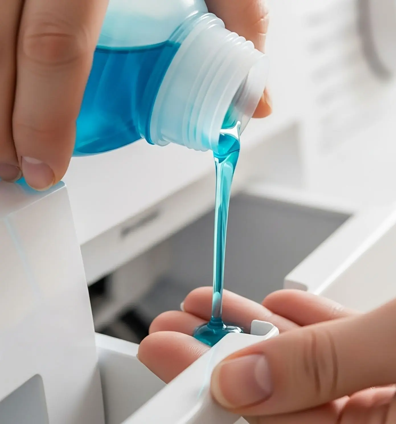 Working of Liquid Detergent Dispenser