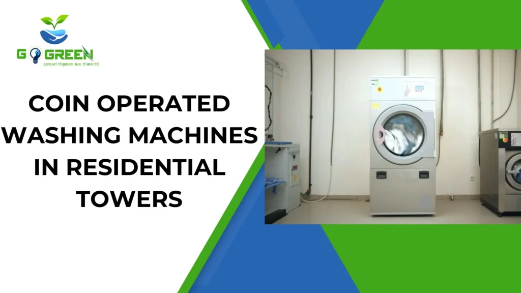 coin operated washing machines in residential towers